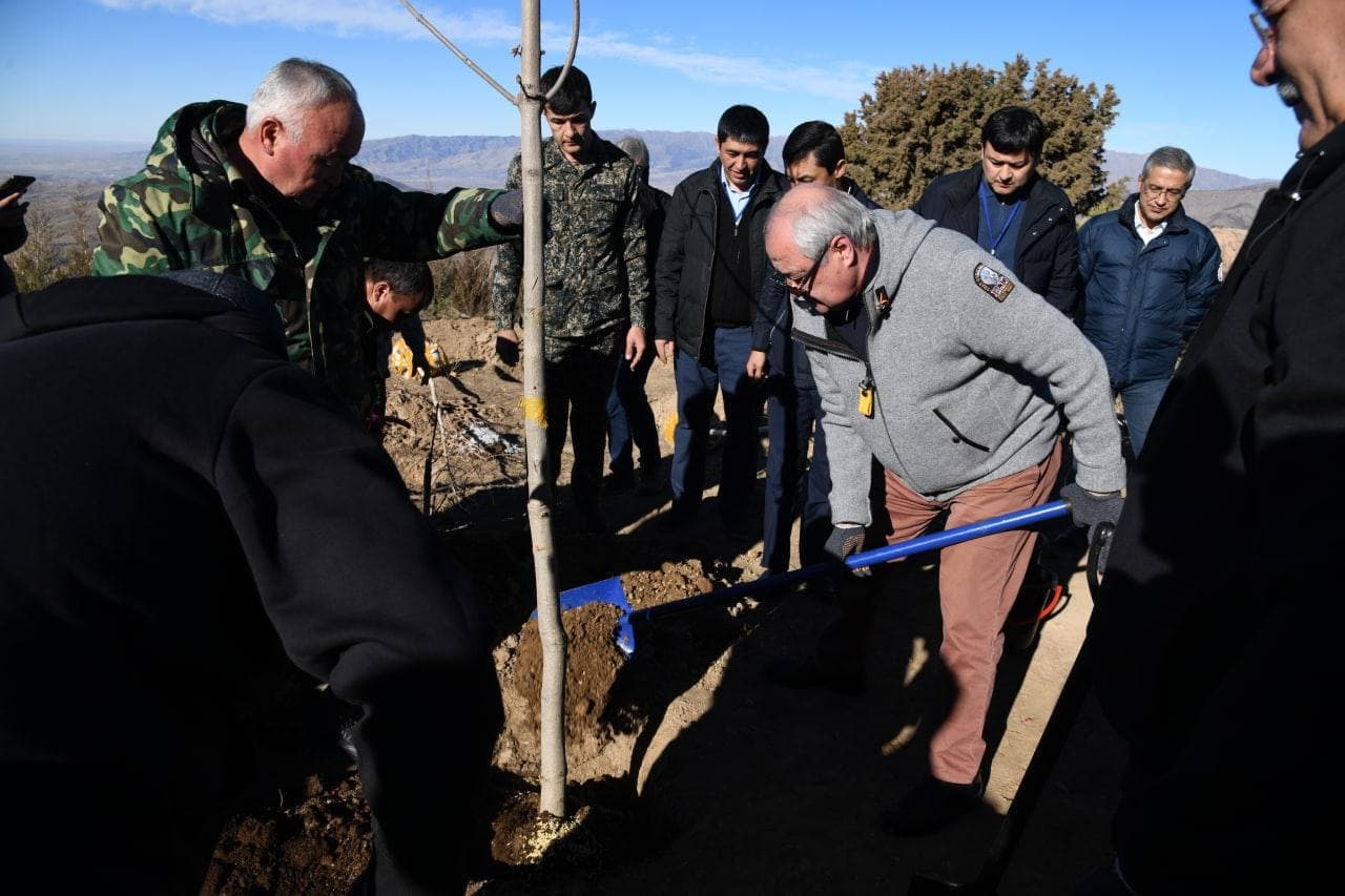 Amirsoyda «Diplomatlar bog‘i» tashkil etildi